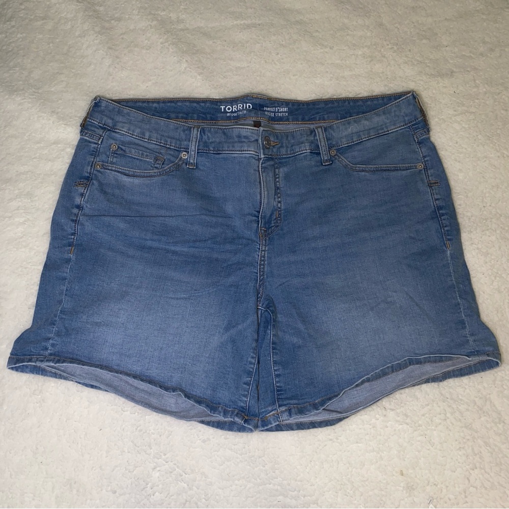Torrid Women's Light Blue Jean Shorts